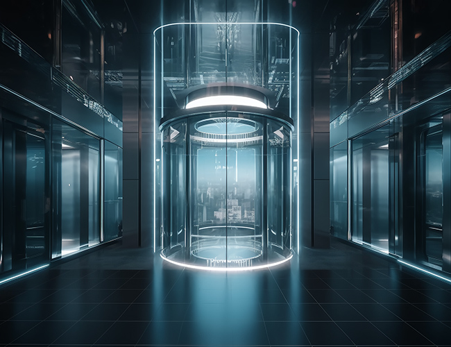 Panoramic elevator