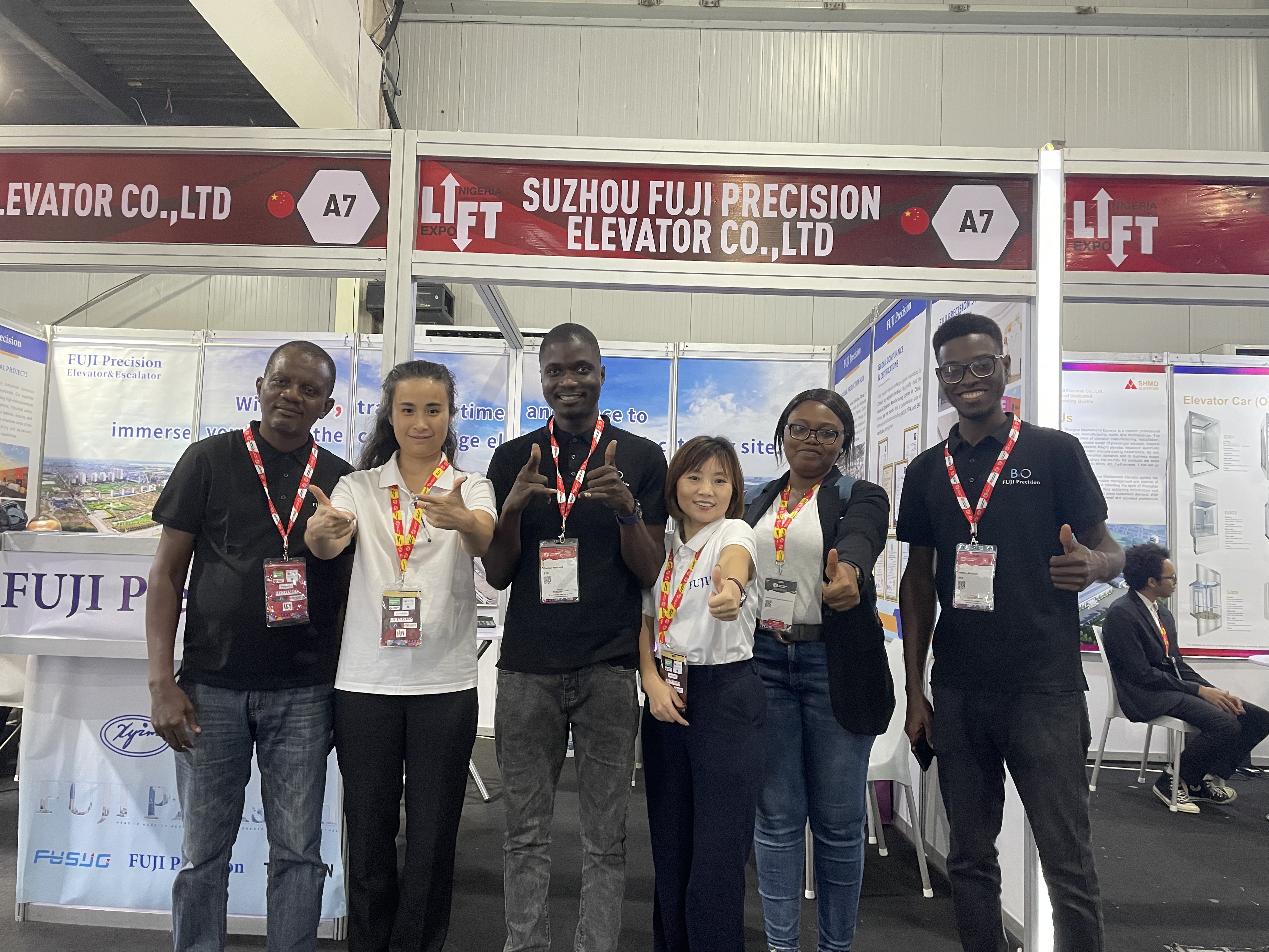 FUJI Precision Elevators at Nigeria Exhibition | VR Experience of Our Factory