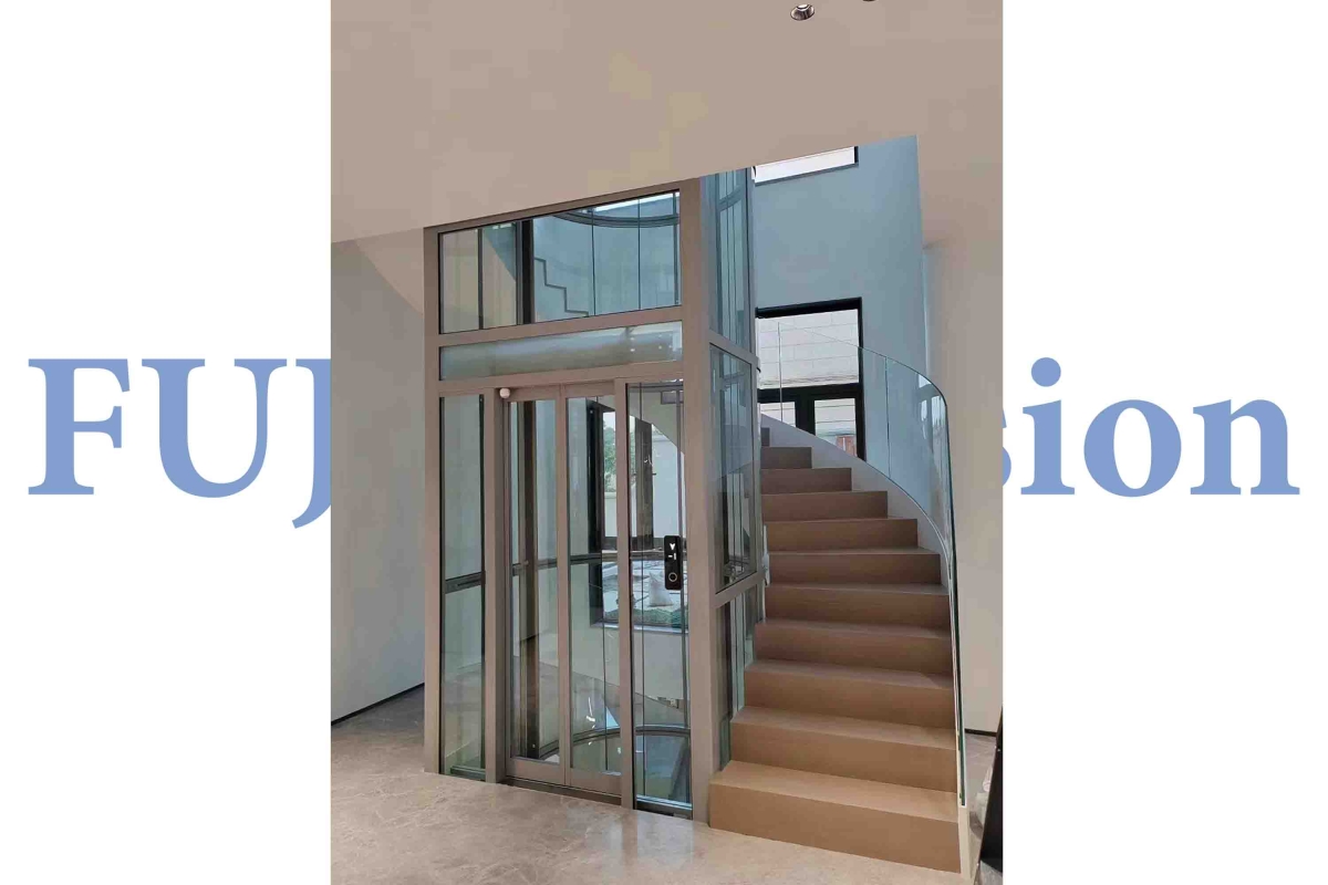 Project Showcase | Horseshoe-Shaped Villa Elevator 