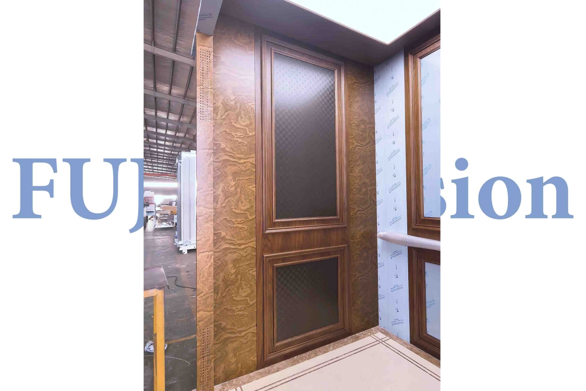 Luxury in Every Detail | FUJI Precision Real Wood Elevator 
