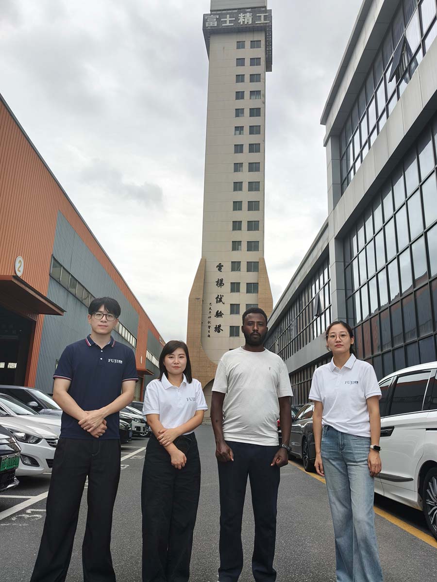 Ethiopian Customers Visit FUJI Precision Factory | International Cooperation Ethiopian Customers Visit FUJI Precision Factory | International Cooperation