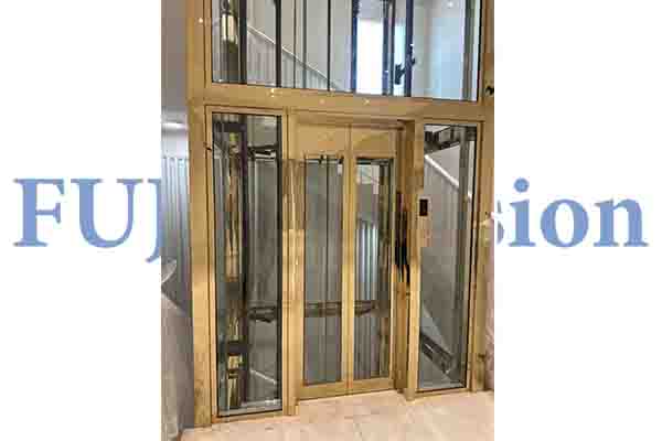 Glass Elevator Design with a Refined Finish 