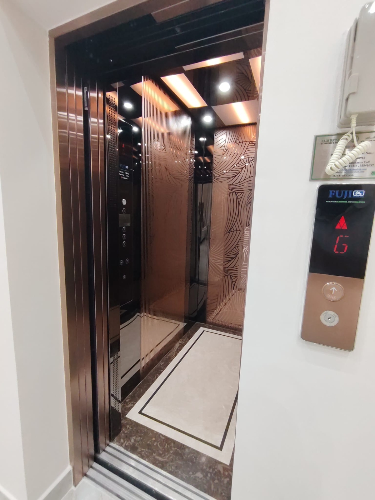 Luxury Elevator Project in the Middle East – Elegant Design by FUJI Precision Luxury Elevator Project in the Middle East – Elegant Design by FUJI Precision
